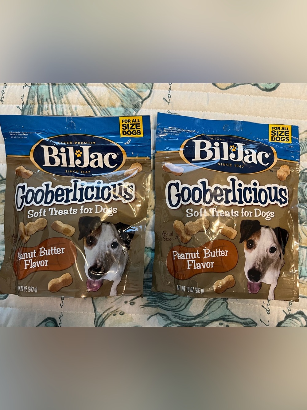 BilJac Gooberlicious Peanut Butter Flavor Soft Dog Treats